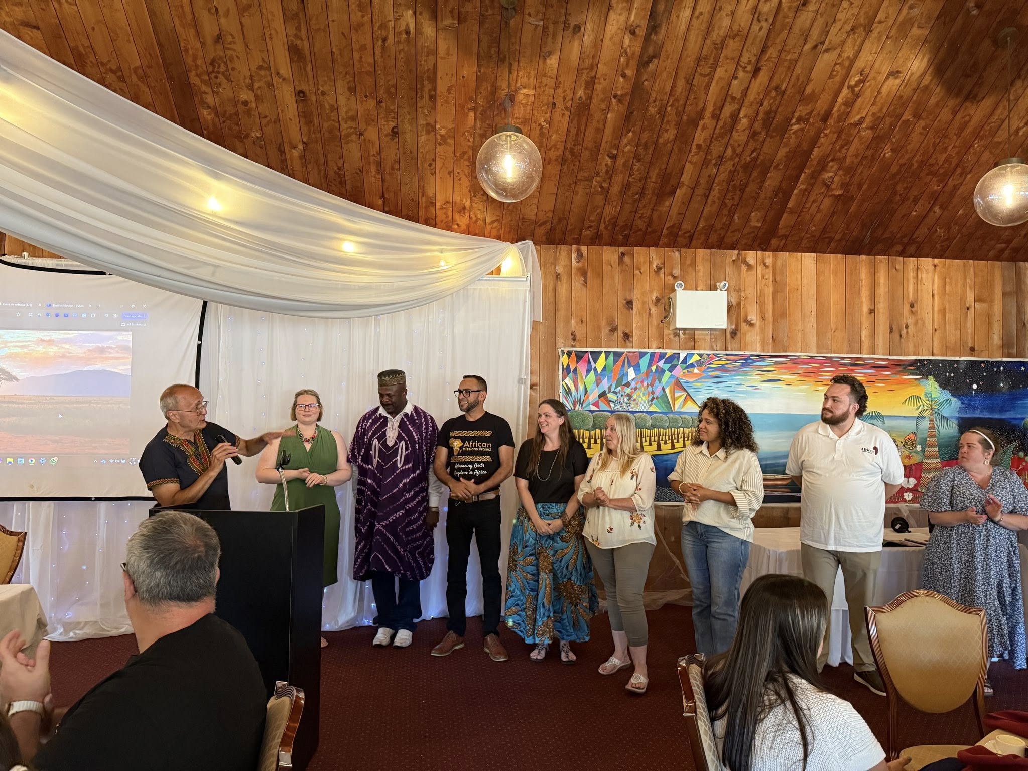 Community members learning together
